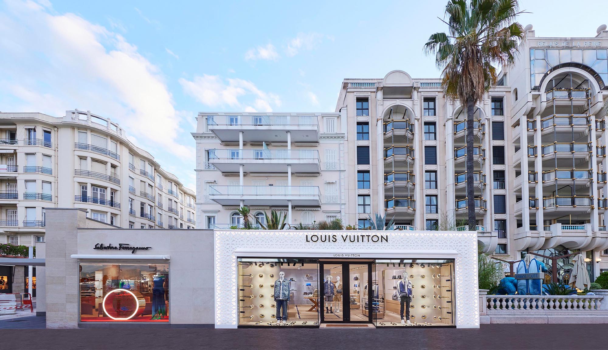 Louis Vuitton Cannes Homme Store in Cannes, France LOUIS VUITTON